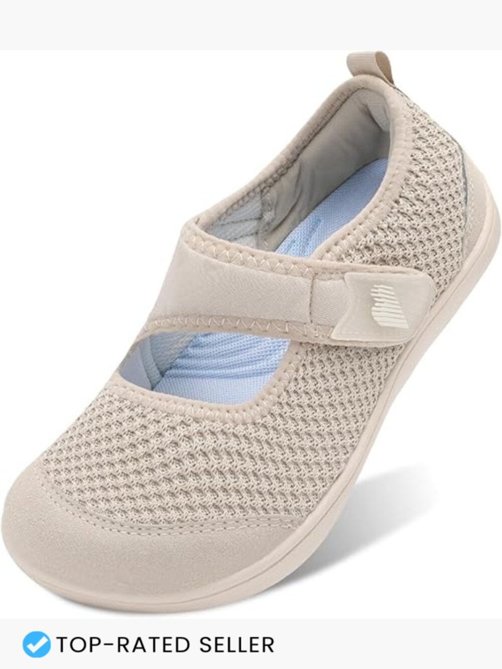 Womens Barefoot Walking Shoes Wide Width Adjustable Diabetic Shoes Breathable